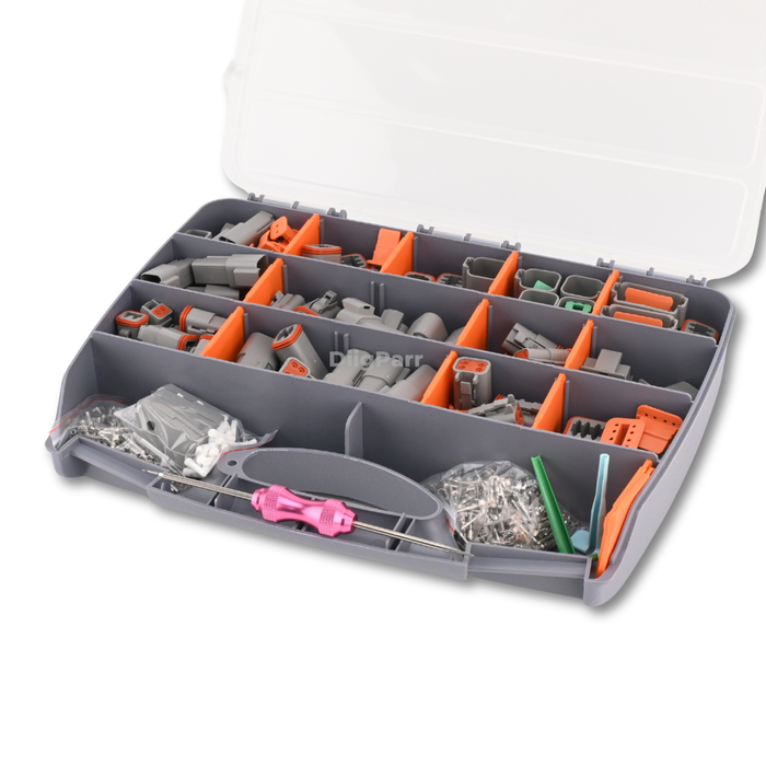DiigParr 800 Piece Deutsch DT Connector Kit Stamped for 14 16 18 20 GA. WIRE