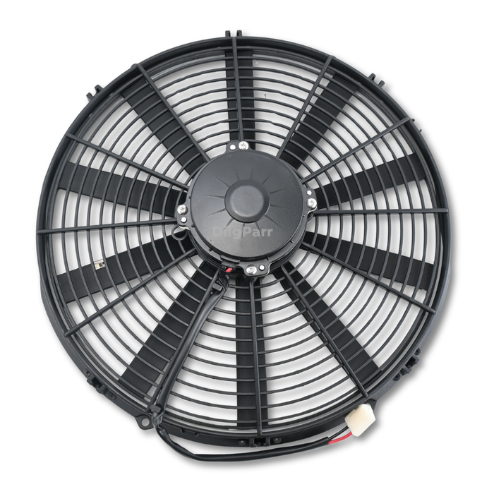 DiigParr 12V Condenser Puller Fan 30102201 VA18-AP71/LL-86A VA18-AP70/LL-41A Fits for Excavator Truck Generator