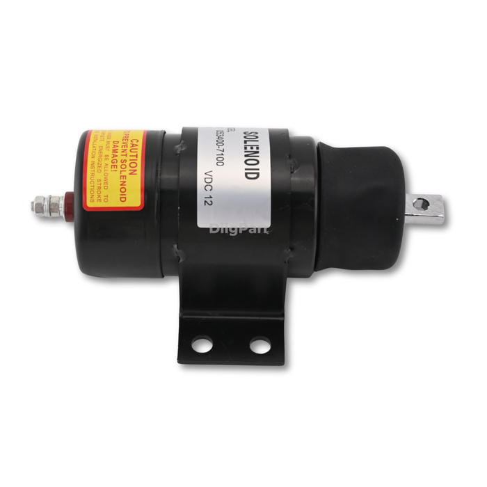 DiigParr Stop Solenoid 12V 053400-7100 053400-6310 053400-4290 for Denso, 12V