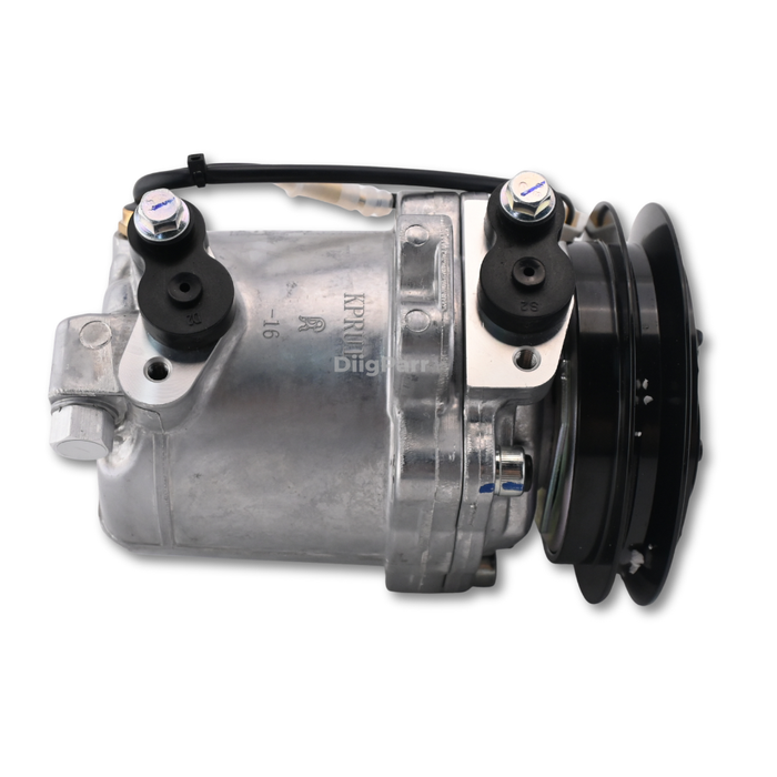 DiigParr SV06E A/C Compressor with Condenser 283-4170 2834170 354-6977 3546977 Fits for Caterpillar CAT Excavator 303.5E 304CCR 304DCR 305.5D 305E
