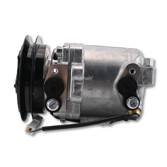 DiigParr SV06E A/C Compressor with Condenser 283-4170 2834170 354-6977 3546977 Fits for Caterpillar CAT Excavator 303.5E 304CCR 304DCR 305.5D 305E