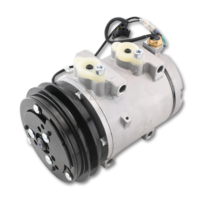 DiigParr DKV14C A/C Compressor 11N6-90040 Fits for Hyundai HL730-7 HL730TM-7 HL740-3 HL740-7 HL740TM-7 HL757-7 Fits CASE 1221E Wheel Loader