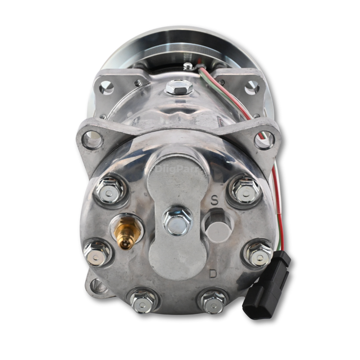 DiigParr SD7H15 A/C Compressor 218-0324 2180324 Fits for Caterpillar CAT Excavator 345B 365B Wheel Dozer 824C 824H 834G 834H 854G