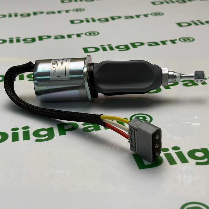 DiigParr Stop Solenoid 6785-5121 11033700 for Volvo Wheel Loaders L70C L330C L70B, 24V