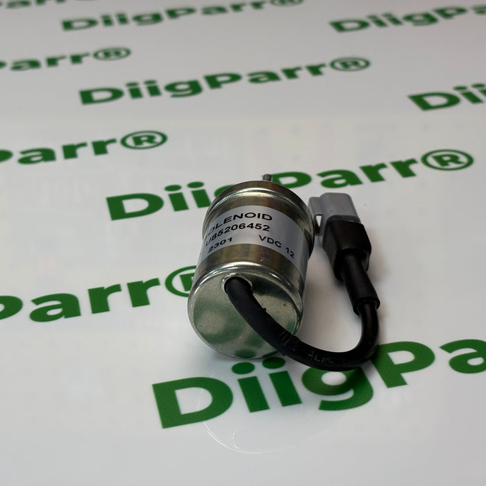 DiigParr 12V Electrical Shutoff Solenoid U85206452 185206520 for Perkins 402D 403D 404D 404C 403C
