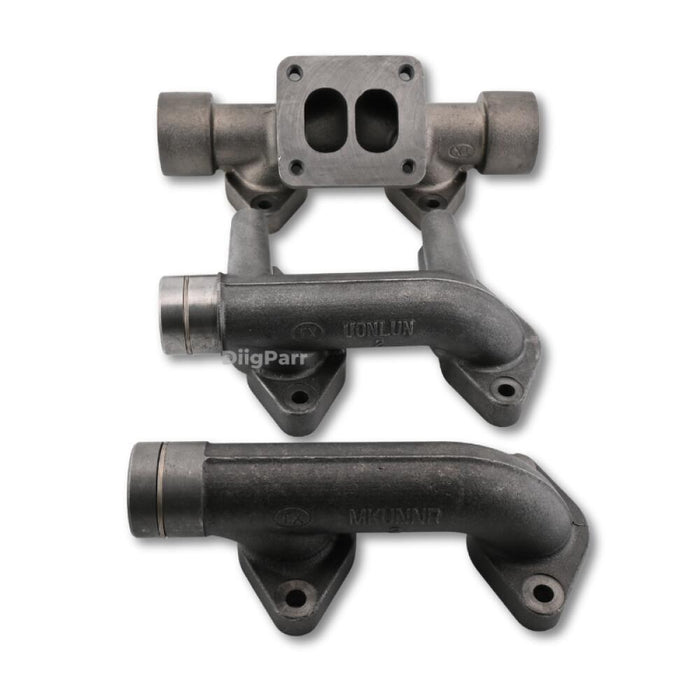DiigParr Exhaust Manifold 192-4697 1924697, 161-3398 1613398, 203-7775 2037775  Fits for Caterpillar C9 Engine