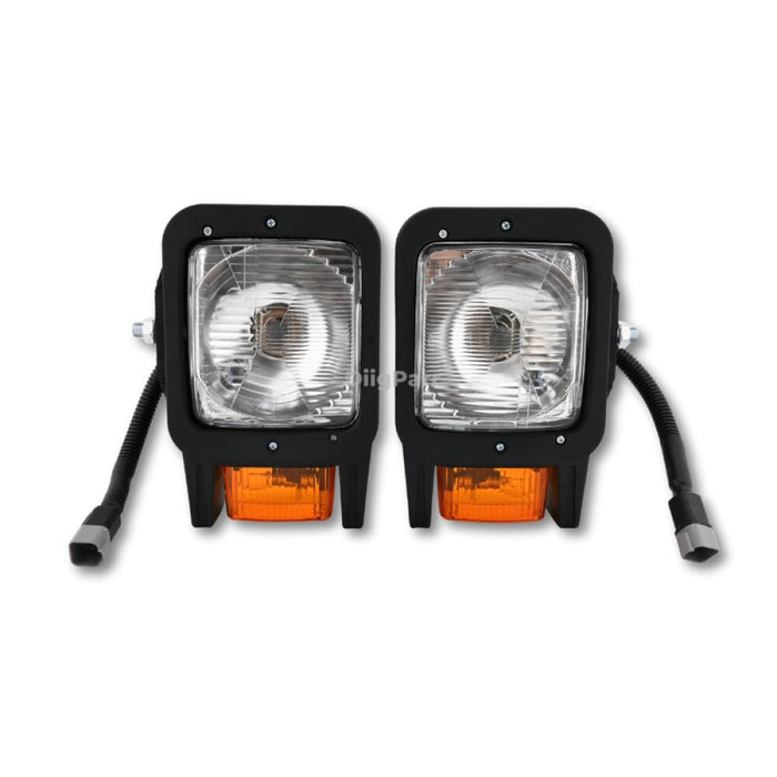 DiigParr A Pair Floodlamp AT330210 AT330211 Fits for  Engine 4024 4045 5030 Loader 204K 244K 304J 344K