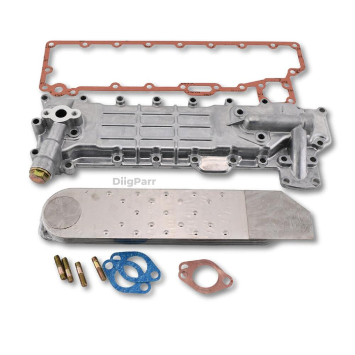 DiigParr Oil Cooler Assembly 8970200373 for Isuzu Engine 4BG1 4BD1 Fits for  Excavator 180 180CW 135C