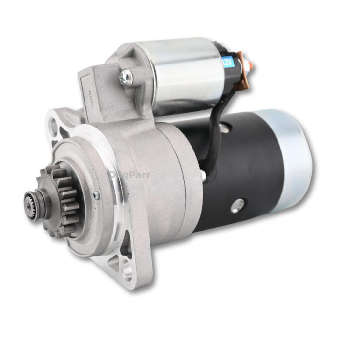 DiigParr 12V 15T Starter Motor MM409-41001 for S3L2 Engine