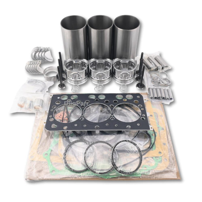 DiigParr Overhaul Rebuild Kit for Komatsu Engine 3D67E-1 3D67E-1A-5A Excavator PC18MR-2