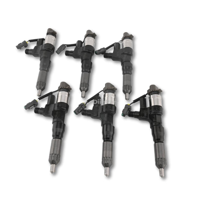 DiigParr 6 PCS Fuel Injector VH23670E0010 for Hino Engine J08E Kobelco Excavator SK350-9 SK200-8 SK260-8